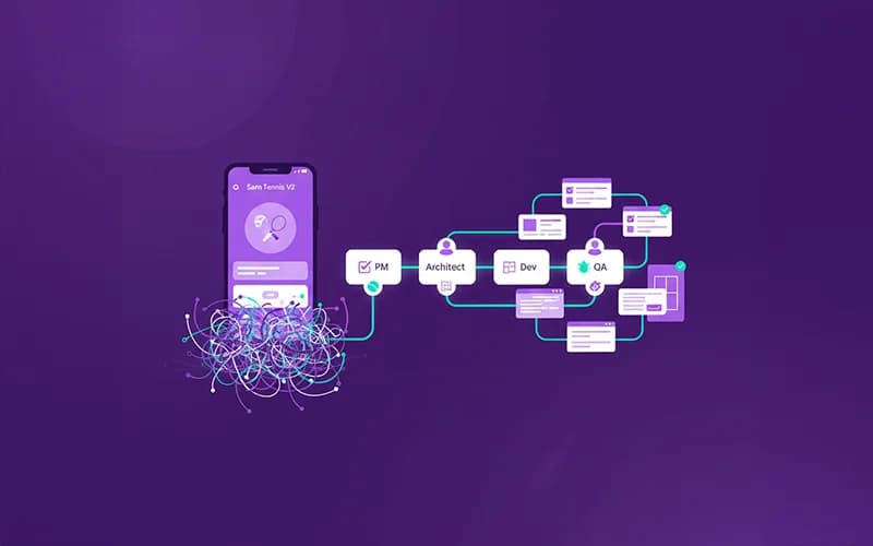 Image de couverture pour Build in Public #11 : Fini le code spaghetti. Comment j'ai structuré Sam Tennis V2 avec la méthode BMAD