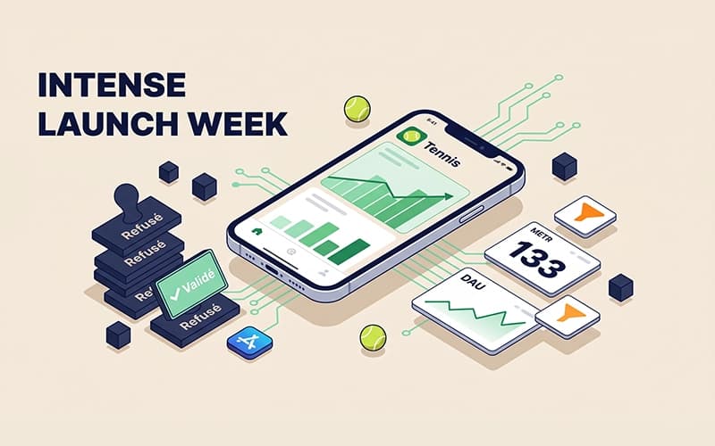 Image de couverture pour Build in Public #14 : 4 refus Apple, 50 téléchargements en 4 jours et les premiers signaux de la V2