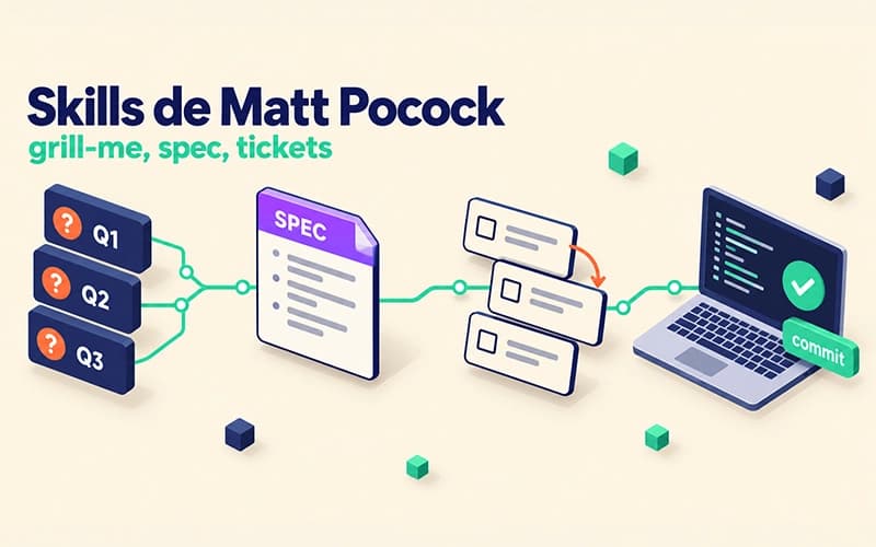 Image de couverture pour Skills de Matt Pocock : le mode d'emploi en français pour Claude Code